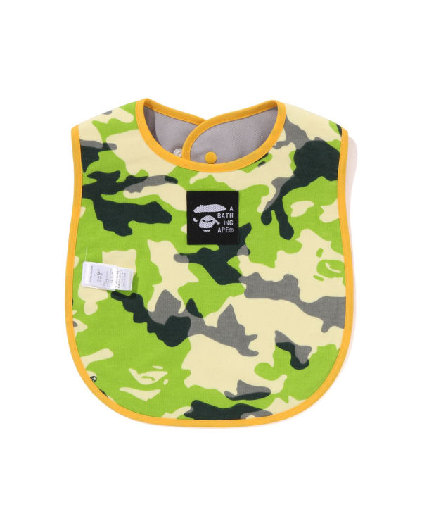 Babero Bape Woodland Camo Milo Fishing Print Reversible Niños Beige | 479310-BGL