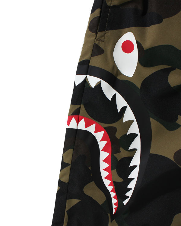 Bermudas Bape 1st Camo Side Shark Beach Niños Verdes | 679513-RUX