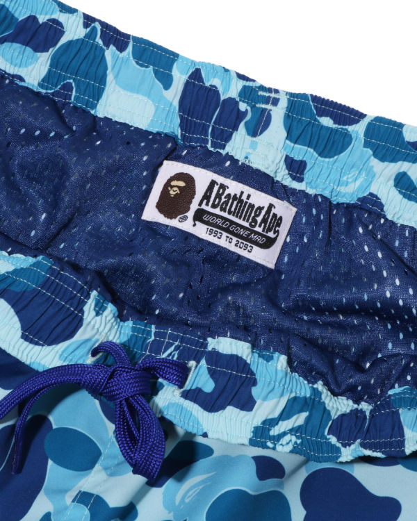 Bermudas Bape ABC Camo Beach Hombre Azules | 125408-UWF