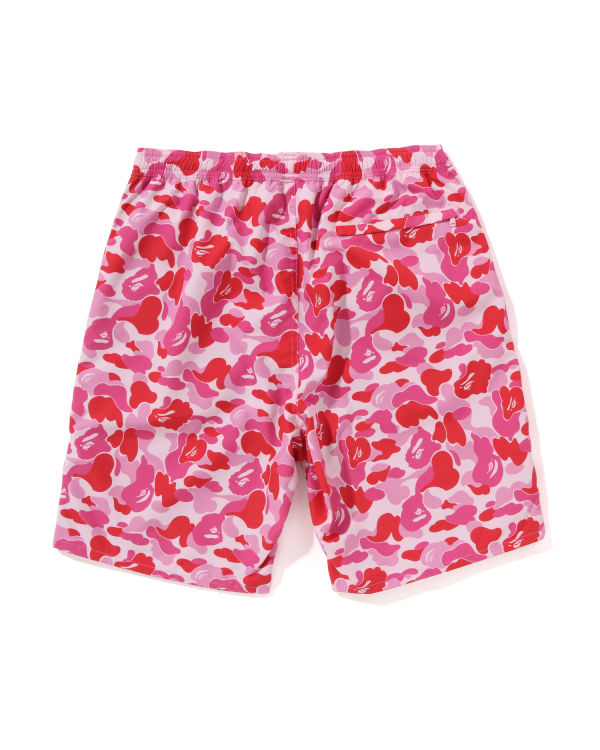 Bermudas Bape ABC Camo Beach Hombre Rosas | 293857-YZK