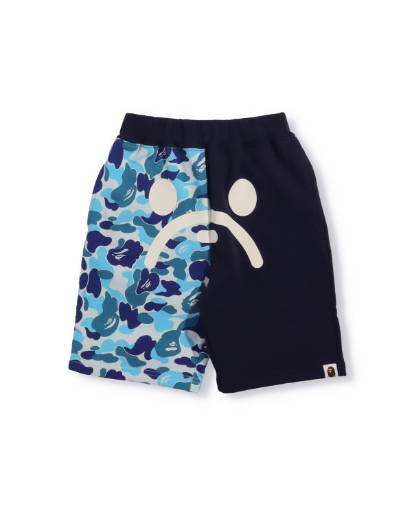 Bermudas Bape ABC Camo Milo Face Niños Azules | 597213-LKX