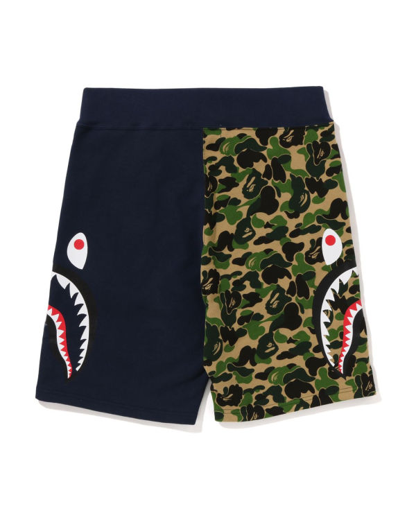 Bermudas Bape ABC Camo Side Shark Hombre Verdes | 145072-GER