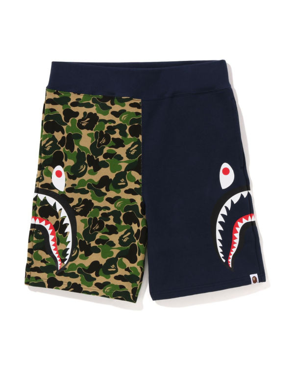 Bermudas Bape ABC Camo Side Shark Hombre Verdes | 145072-GER