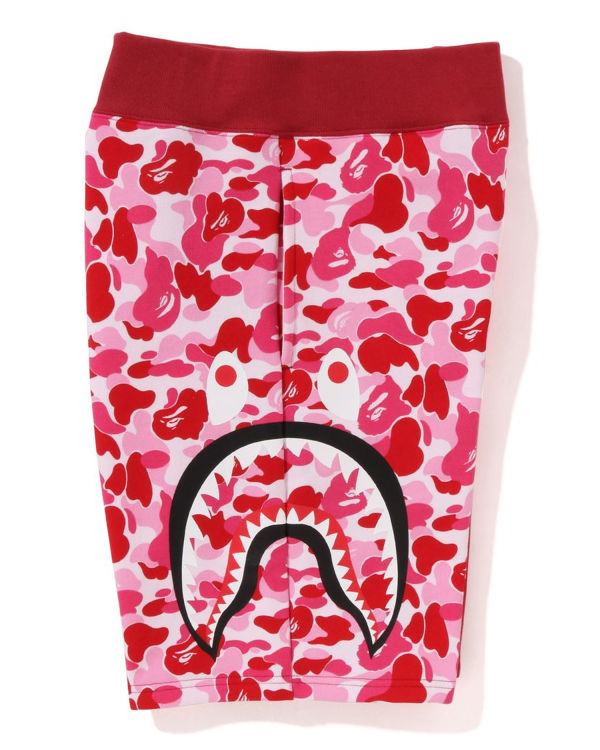 Bermudas Bape ABC Camo Side Shark Hombre Rosas | 483792-SNR