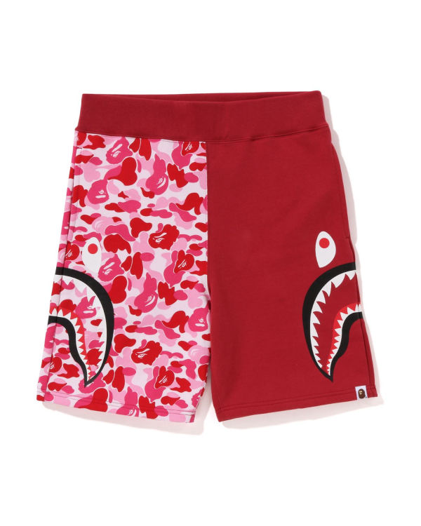 Bermudas Bape ABC Camo Side Shark Hombre Rosas | 483792-SNR