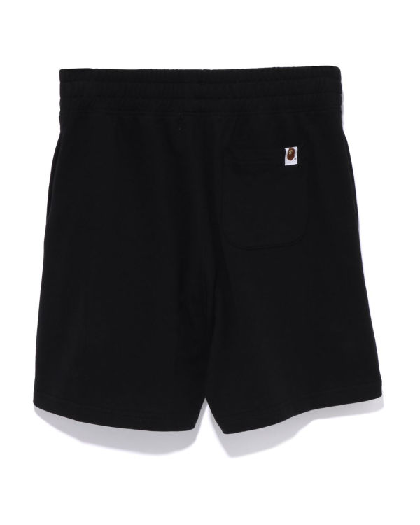 Bermudas Bape Ape Head One Point Oversized Mujer Negros | 087563-MAF