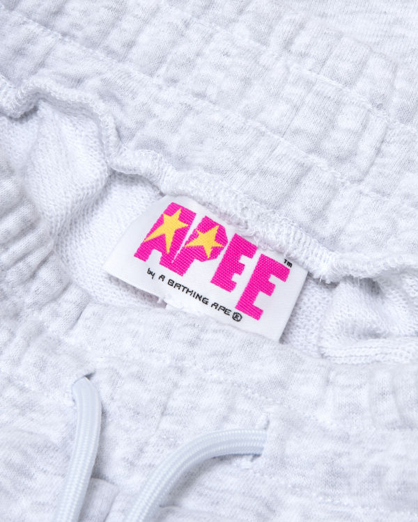 Bermudas Bape Logo lounge Mujer Grises | 486257-WJT