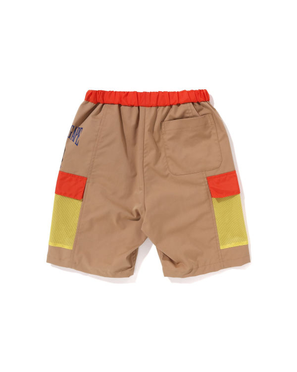 Bermudas Bape Mesh Pocket Niños Beige | 476052-HBP