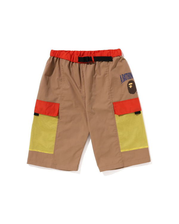 Bermudas Bape Mesh Pocket Niños Beige | 975413-UKX