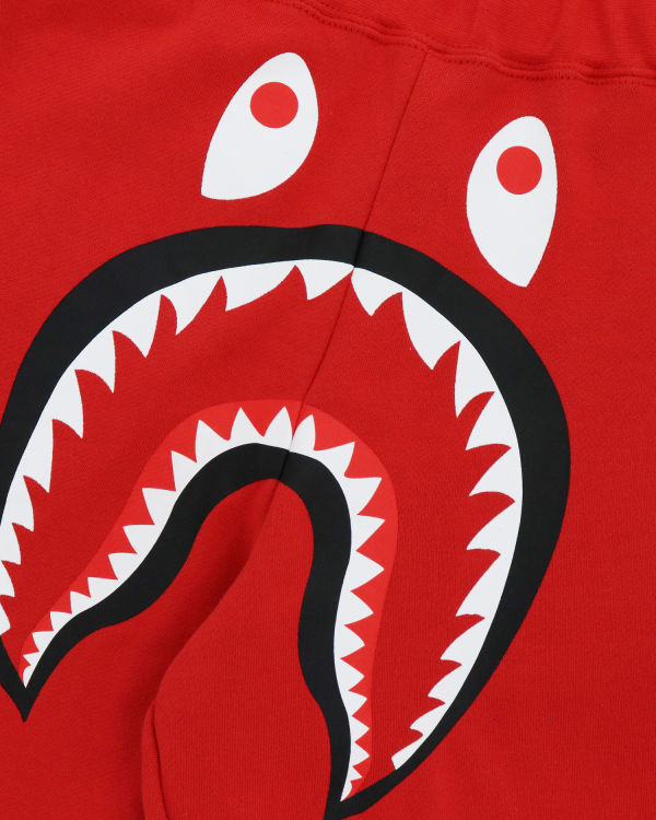 Bermudas Bape Shark Niños Rojos Claro | 280546-XRT