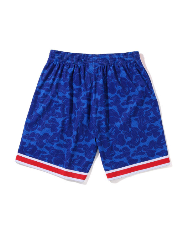 Bermudas Bape X M&N Brooklyn Nets Jersey Hombre Azules | 189246-PIS