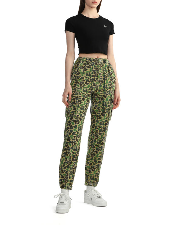 Blusas Bape Cropped logo Mujer Negros | 872341-VPB