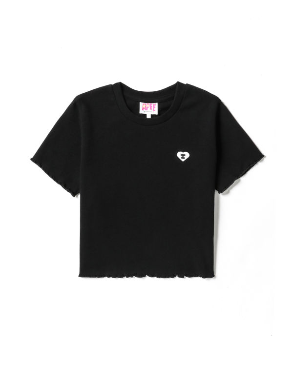 Blusas Bape Cropped logo Mujer Negros | 872341-VPB