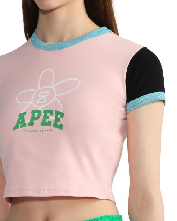 Blusas Bape Estampados Mujer Rosas | 279035-TIO