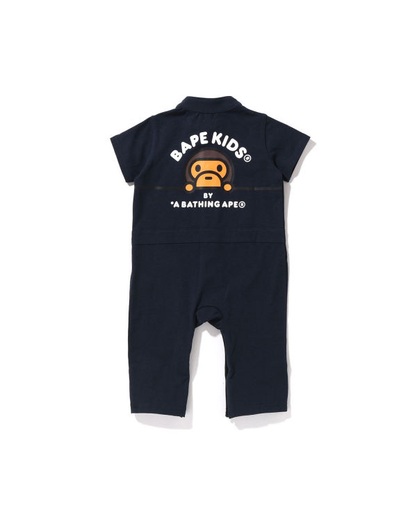 Bodysuit Bape Milo Carreras Romper Niños Azul Marino Azules | 715862-SNZ