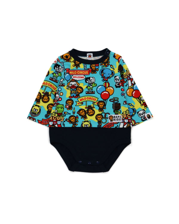 Bodysuit Bape Milo Circus Niños Azules | 126357-PBY