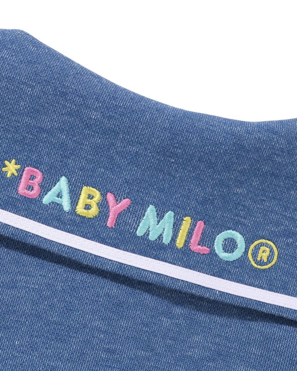 Bodysuit Bape Milo Jersey Denim Sailor Collar Niños Azules | 278350-OUK