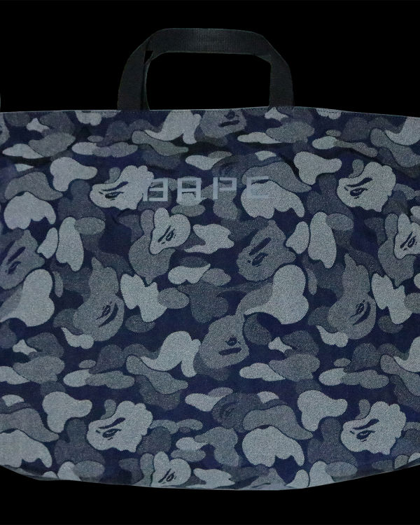 Bolsa De Hombro Bape ABC Dot Reflective Hombre Azul Marino Azules | 427869-OUB