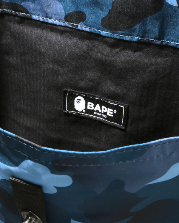 Bolsa De Hombro Bape Gradation Camo Hombre Azules | 201837-ANR