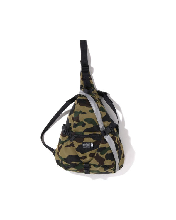 Bolsa De Hombro Bape Porter 1st Camo One Hombre Verdes | 489135-HIM