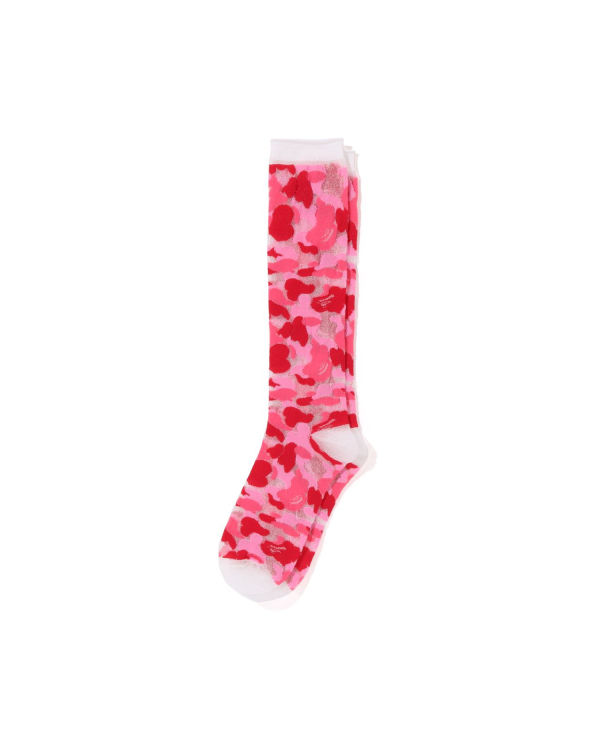 Calcetines Bape ABC Camo Clear Mujer Rosas | 587342-GLM