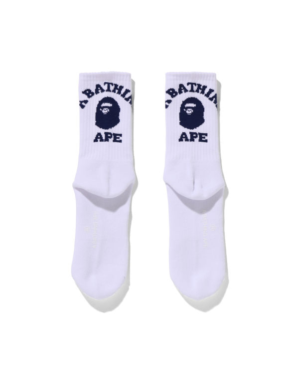 Calcetines Bape College Hombre Azules | 317042-RWD