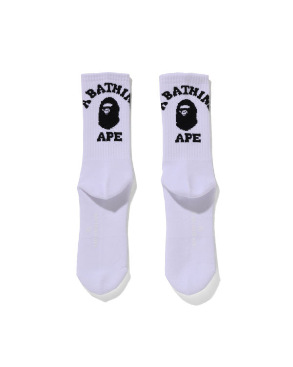 Calcetines Bape College Hombre Negros | 540127-HFN