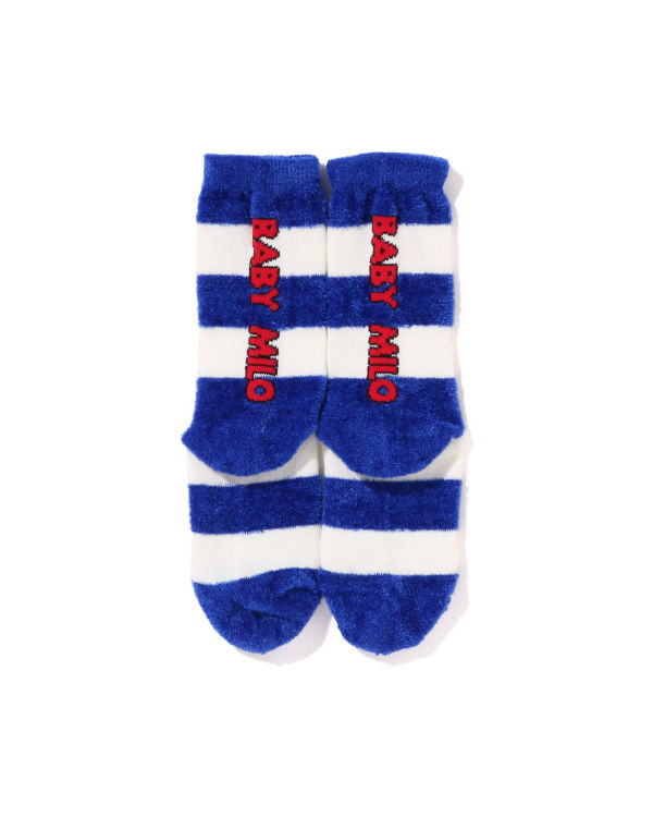 Calcetines Bape Hoop Milo Face Niños Azules | 690753-NVJ