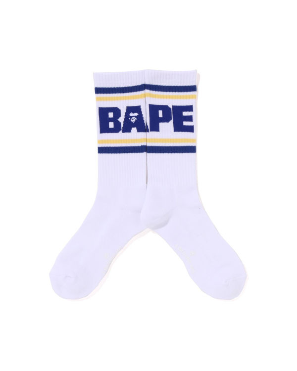 Calcetines Bape Line Hombre Azules | 376125-ETV