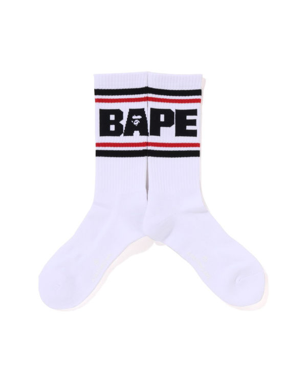 Calcetines Bape Line Hombre Negros | 152903-SBO