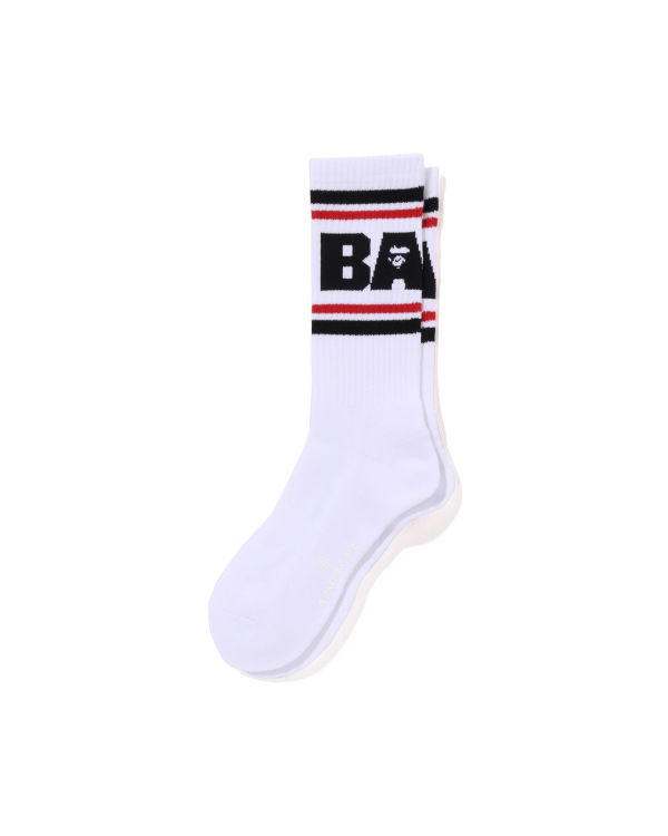 Calcetines Bape Line Hombre Negros | 152903-SBO