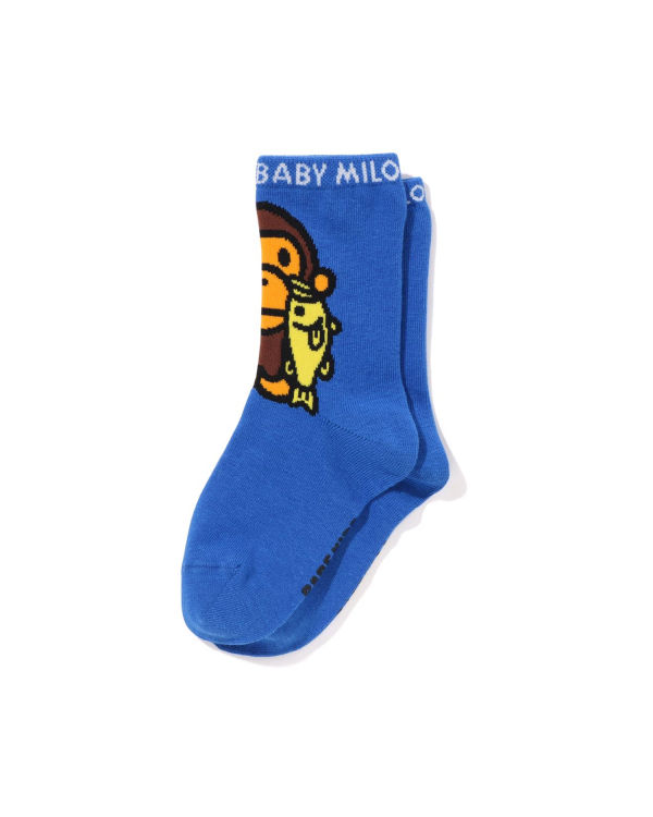 Calcetines Bape Milo Black Bass Niños Azules | 964201-SVG