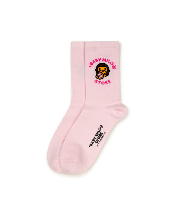 Calcetines Bape Milo Mujer Rosas | 524713-OQI