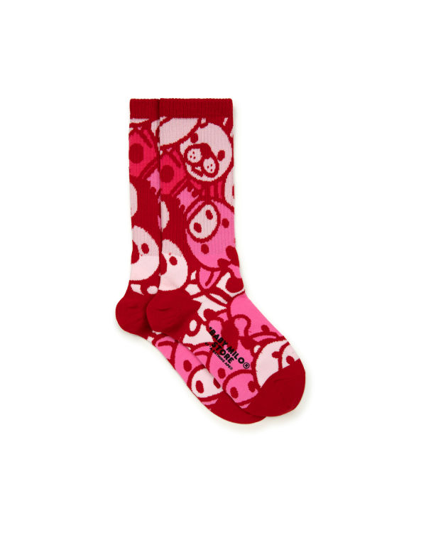 Calcetines Bape Milo Mujer Rosas | 948132-QCV