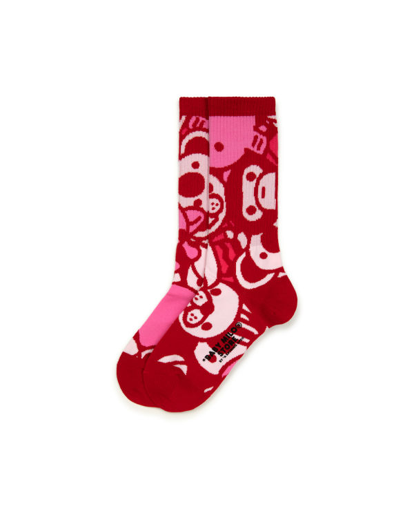 Calcetines Bape Milo Mujer Rosas | 948132-QCV