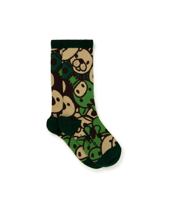 Calcetines Bape Milo Mujer Verdes | 503286-JTZ