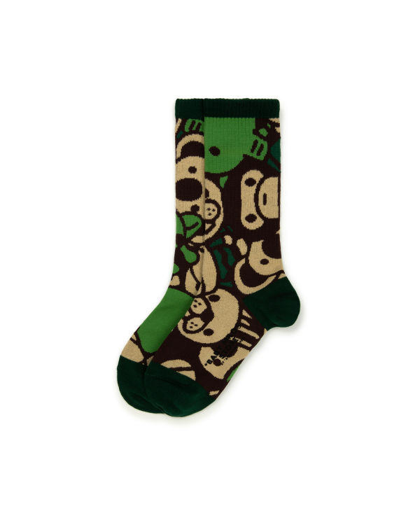 Calcetines Bape Milo Mujer Verdes | 503286-JTZ