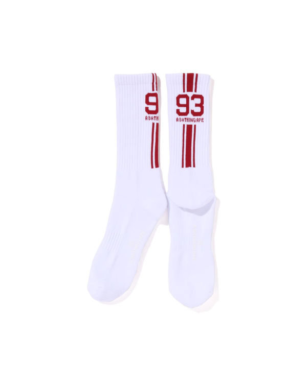 Calcetines Bape Sports Hombre Blancos | 547930-QOD