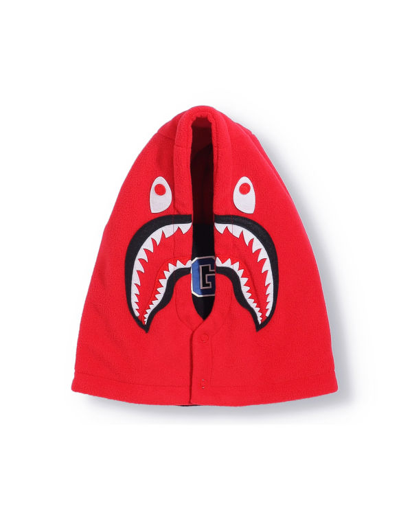 Calentador De Cuello Bape Shark Niños Rojos Claro | 749813-PBJ