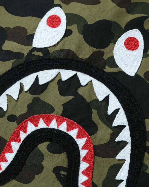 Camisas Bape 1st Camo Shark Relaxed Fit Military Hombre Verdes | 935184-EYI