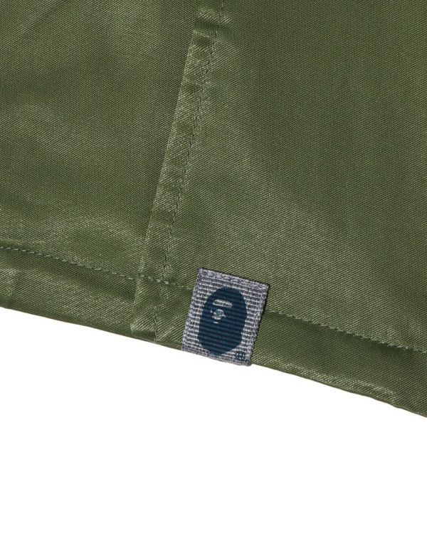 Camisas Bape Japan Culture Open Collar Hombre Verdes | 091387-PXW