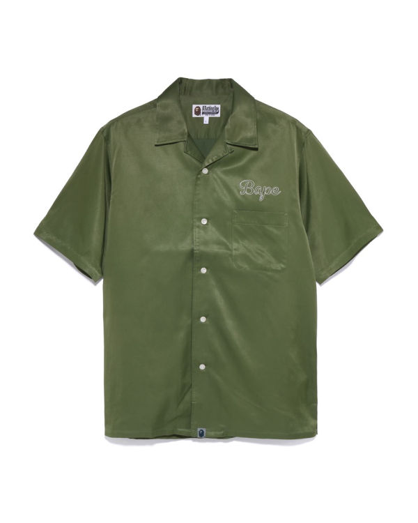 Camisas Bape Japan Culture Open Collar Hombre Verdes | 091387-PXW