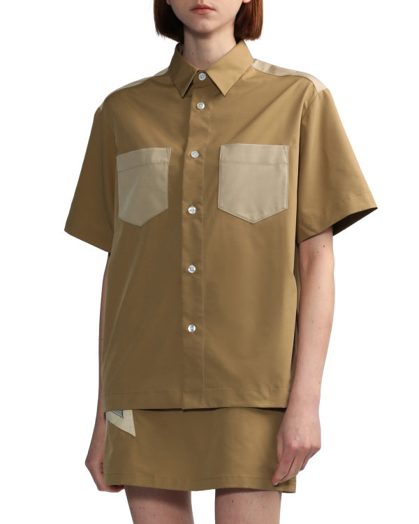 Camisas Bape STA Mujer Beige | 598013-OLJ