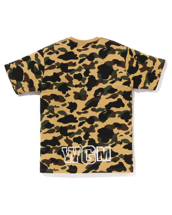 Camiseta Bape 1st Camo Shark Hombre Amarillos | 697508-CFW