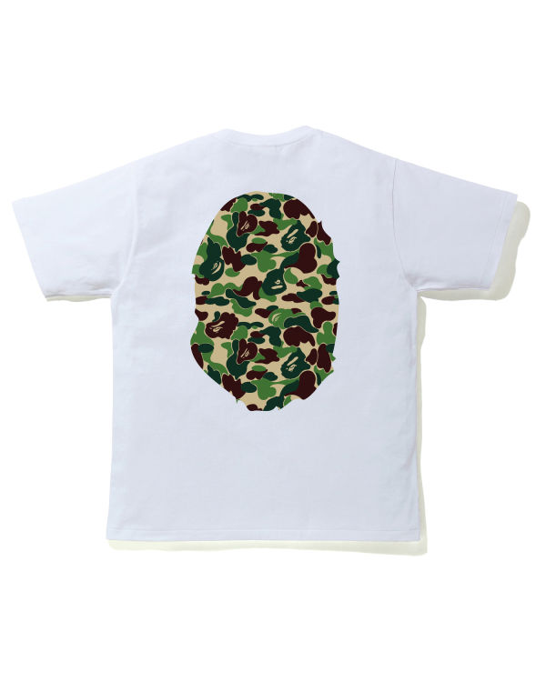 Camiseta Bape ABC Camo Big Ape Head Hombre Verdes | 074536-IKH