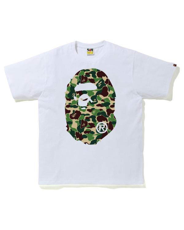 Camiseta Bape ABC Camo Big Ape Head Hombre Verdes | 074536-IKH