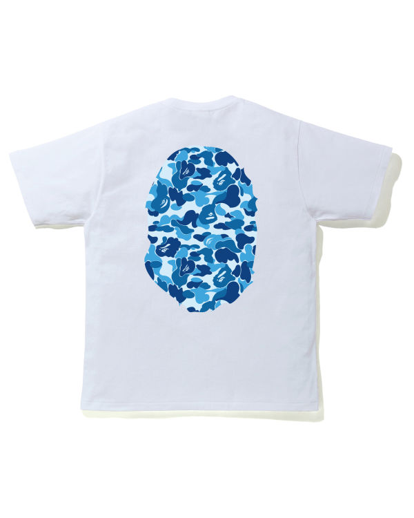 Camiseta Bape ABC Camo Big Ape Head Hombre Azules | 867293-JMX