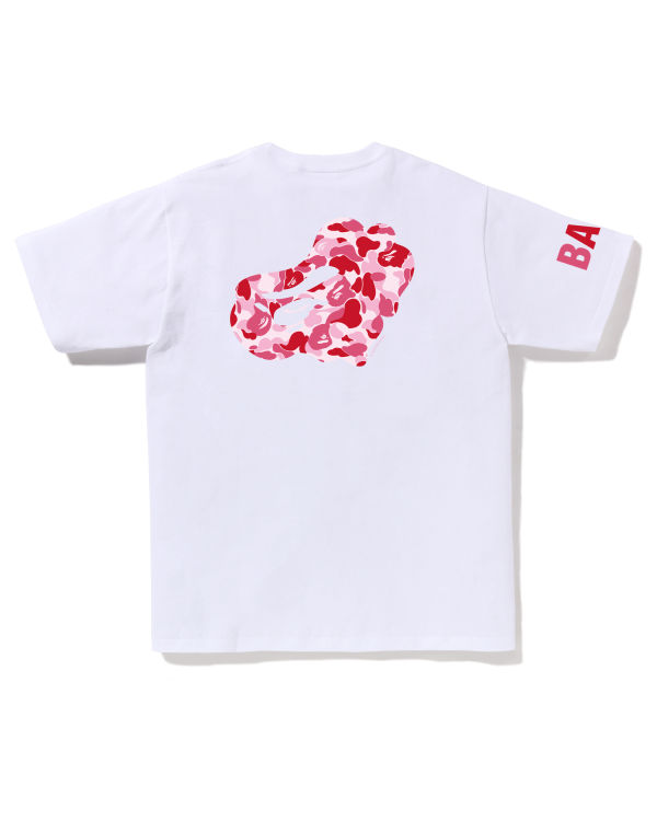 Camiseta Bape ABC Camo Hombre Blancos | 701689-FJP