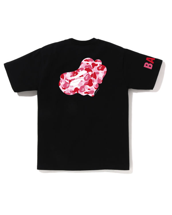 Camiseta Bape ABC Camo Hombre Negros | 298354-UMZ