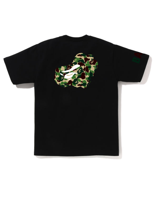 Camiseta Bape ABC Camo Hombre Negros | 836190-ZHM